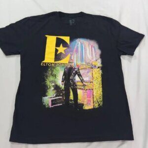 Elton John 2018 Yellow Brick Road Farewell tour concert tee XL